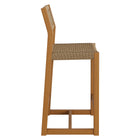Modway Reed 40 Inch Outdoor Patio Outdoor Teak Wood Counter Stool