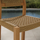 Modway Reed 40 Inch Outdoor Patio Outdoor Teak Wood Counter Stool