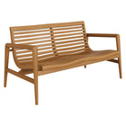 Modway Hayden 56 Inch Outdoor Patio Teak Wood Loveseat