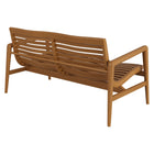 Modway Hayden 56 Inch Outdoor Patio Teak Wood Loveseat