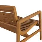 Modway Hayden 56 Inch Outdoor Patio Teak Wood Loveseat