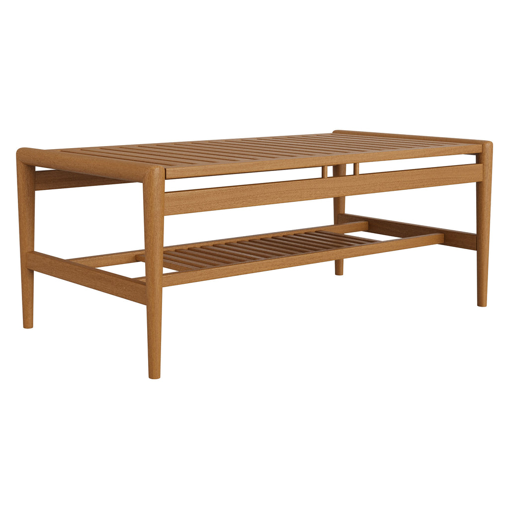 Modway Hayden 46 Inch Outdoor Patio Teak Wood Coffee Table
