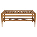 Modway Hayden 46 Inch Outdoor Patio Teak Wood Coffee Table