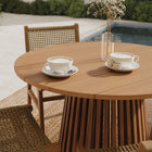 Modway Reed 5-Piece Outdoor Patio Teak Wood Dining Set - 39"