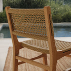 Modway Rowe 7-Piece Outdoor Patio Teak Wood Dining Set