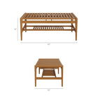 Modway Hayden 4-Piece Outdoor Patio Teak Wood Furniture Set
