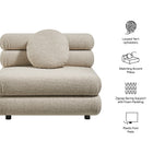 Modway Jubilee Upholstered Modular Armless Chair