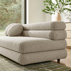 Modway Jubilee Upholstered Modular Armless Loveseat