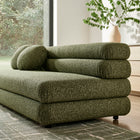 Modway Jubilee Upholstered Modular Armless Loveseat