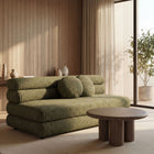 Modway Jubilee Upholstered Modular Armless Loveseat