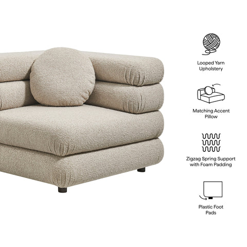 Modway Jubilee Upholstered Modular Corner Chair