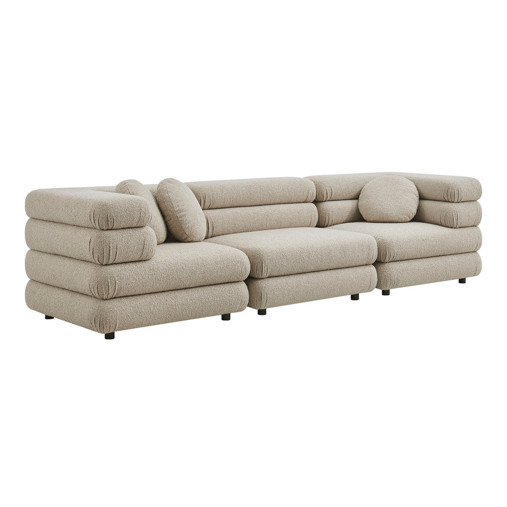 Modway Jubilee 3-Piece Upholstered 3-Piece Modular Sofa Set