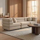 Modway Jubilee 3-Piece Upholstered 3-Piece Modular Sofa Set