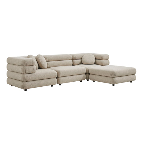 Modway Jubilee 4-Piece Upholstered Modular Sofa Set
