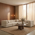 Modway Jubilee 5-Piece Upholstered Modular L-Shaped Sofa Set