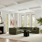 Modway Jubilee 5-Piece Upholstered Modular L-Shaped Sofa Set