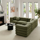 Modway Jubilee 5-Piece Upholstered Modular L-Shaped Sofa Set