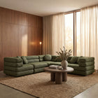 Modway Jubilee 5-Piece Upholstered Modular L-Shaped Sofa Set
