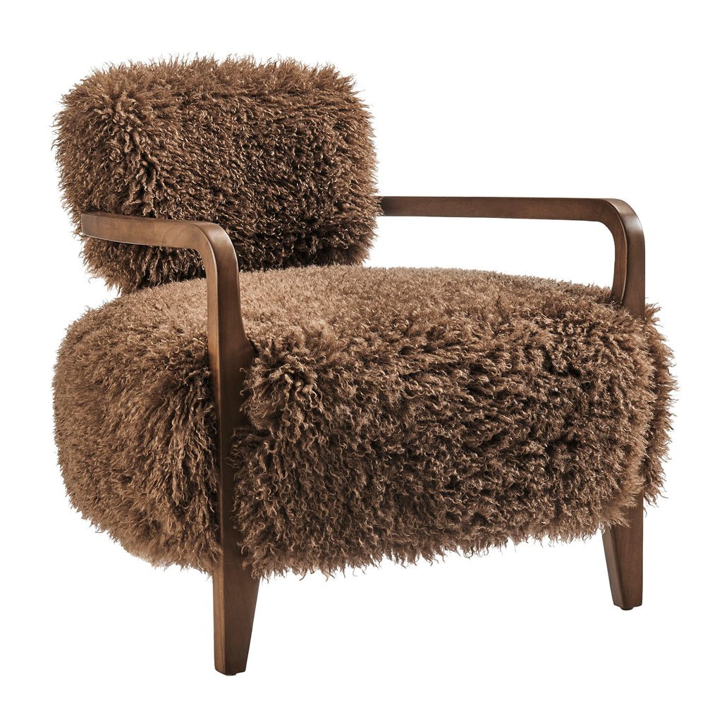 Modway Zinnia Faux Fur Accent Chair