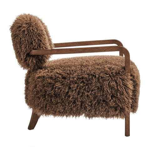 Modway Zinnia Faux Fur Accent Chair