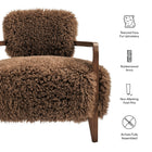 Modway Zinnia Faux Fur Accent Chair