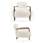 Modway Zinnia Faux Fur Accent Chair