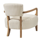 Modway Zinnia Striped Fabric Upholstered Accent Chair