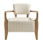 Modway Zinnia Striped Fabric Upholstered Accent Chair