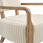 Modway Zinnia Striped Fabric Upholstered Accent Chair