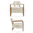 Modway Zinnia Linen Blend Accent Chair