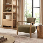 Modway Zinnia Linen Blend Accent Chair