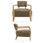Modway Zinnia Linen Blend Accent Chair