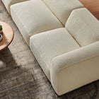 Modway Auren 3 Piece Lattice Bouclé Upholstered Modular Sofa