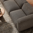 Modway Auren 3 Piece Lattice Bouclé Upholstered Modular Sofa