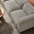 Modway Auren 3 Piece Lattice Bouclé Upholstered Modular Sofa
