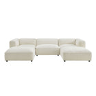 Modway Auren 5 Piece Lattice Bouclé Upholstered Modular Sectional - EEI-7722
