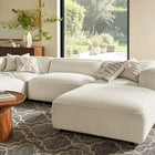 Modway Auren 5 Piece Lattice Bouclé Upholstered Modular Sectional - EEI-7722