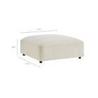 Modway Auren 5 Piece Lattice Bouclé Upholstered Modular Sectional - EEI-7722