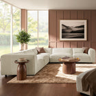 Modway Auren 5 Piece Lattice Bouclé Upholstered Modular Corner Sectional - EEI-7724