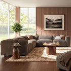 Modway Auren 5 Piece Lattice Bouclé Upholstered Modular Corner Sectional - EEI-7724