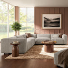Modway Auren 5 Piece Lattice Bouclé Upholstered Modular Corner Sectional - EEI-7724