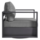 Modway Tahoe Outdoor Patio Powder-Coated Aluminum Swivel Armchair