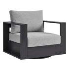 Modway Tahoe Outdoor Patio Powder-Coated Aluminum Swivel Armchair