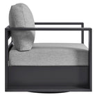 Modway Tahoe Outdoor Patio Powder-Coated Aluminum Swivel Armchair