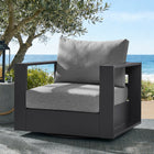 Modway Tahoe Outdoor Patio Powder-Coated Aluminum Swivel Armchair