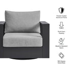 Modway Tahoe Outdoor Patio Powder-Coated Aluminum Swivel Armchair
