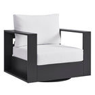 Modway Tahoe Outdoor Patio Powder-Coated Aluminum Swivel Armchair