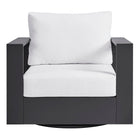 Modway Tahoe Outdoor Patio Powder-Coated Aluminum Swivel Armchair