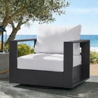 Modway Tahoe Outdoor Patio Powder-Coated Aluminum Swivel Armchair
