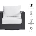 Modway Tahoe Outdoor Patio Powder-Coated Aluminum Swivel Armchair